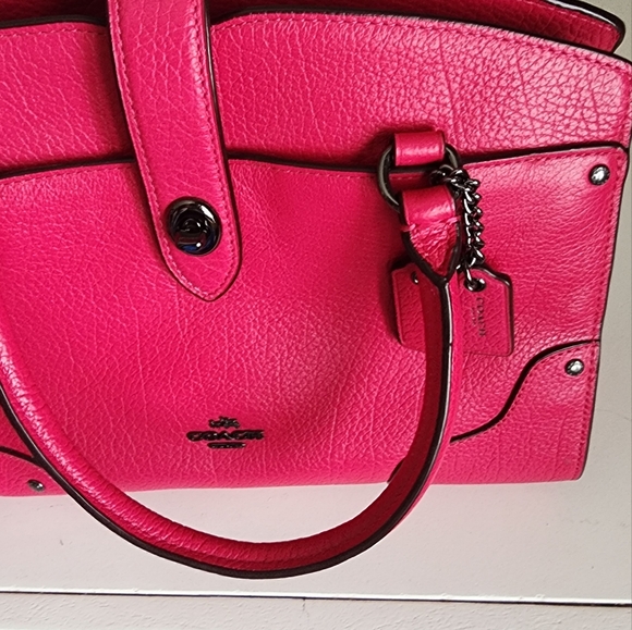 Coach Pink Mercer 24 Leather Handbag NWOT - Picture 5 of 8